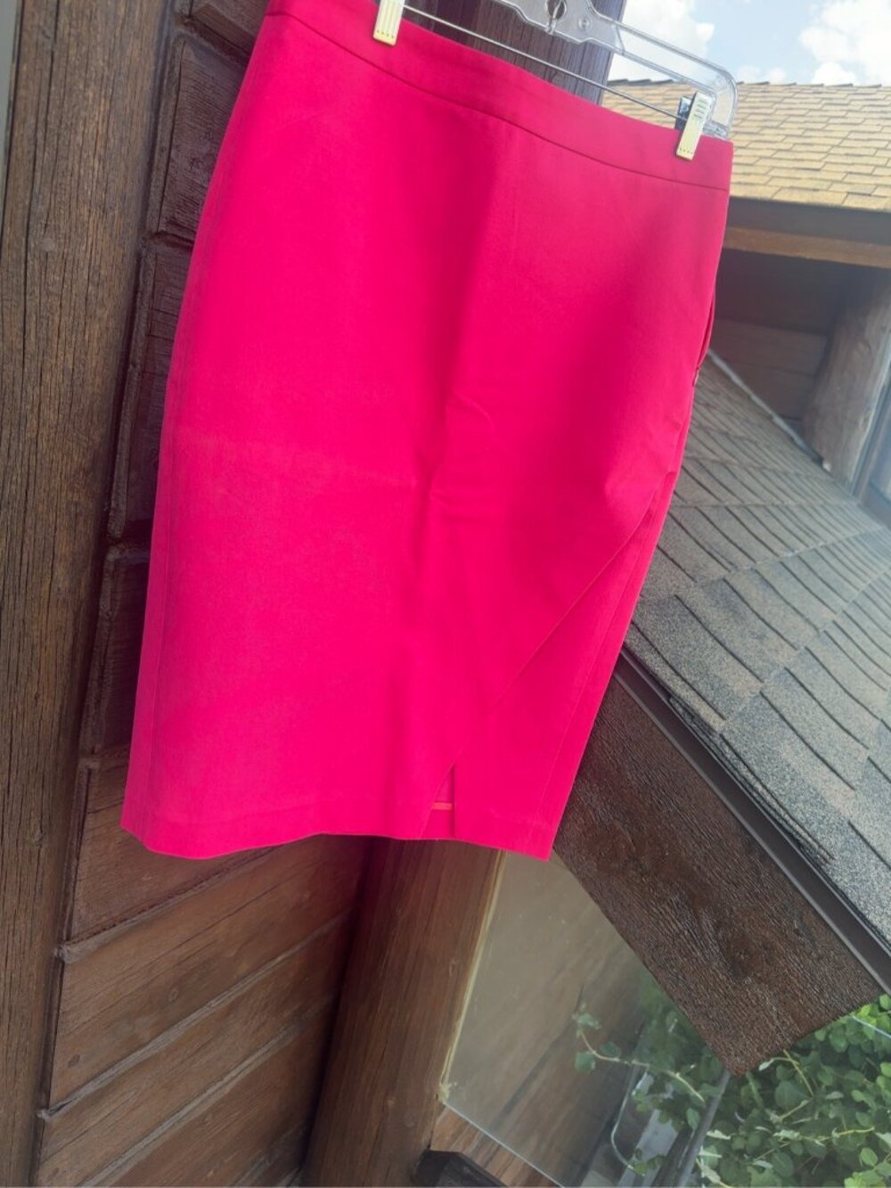 Banana Republic Pink Wrap Front Pencil Skirt Size 6